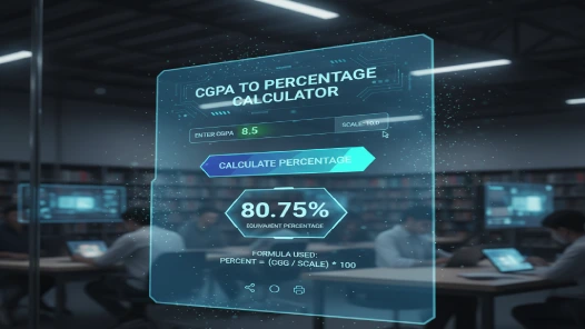 CGPA to Percentage Calculator